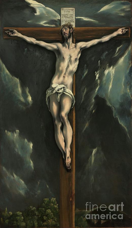 Christ On The Cross Drawing by Heritage Images
