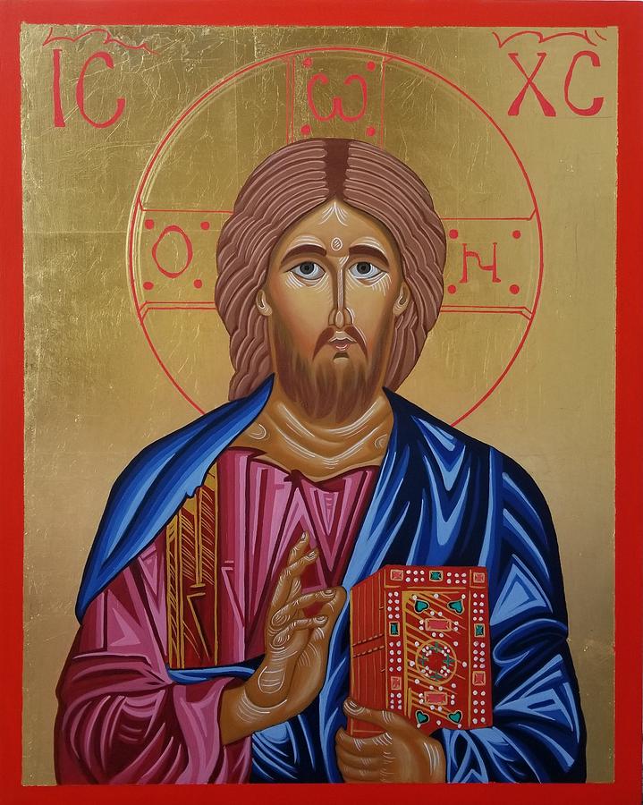 Christ Pantocrator Painting by Octavia Brad - Fine Art America