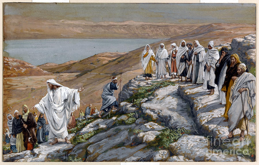 Christ Sending Out The Seventy Disciples, Two By Two, Illustration For the Life Of Christ, C.1884-96 Photograph by James Jacques Joseph Tissot