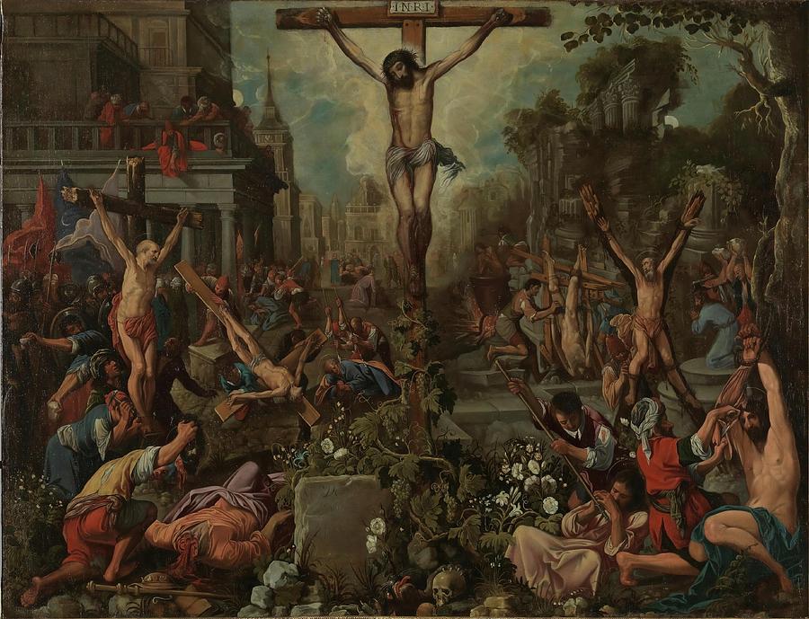 Christ, the Example for Martyrs. Ca. 1615. Oil on canvas. Painting by Juan de Roelas -c 1570-1625-