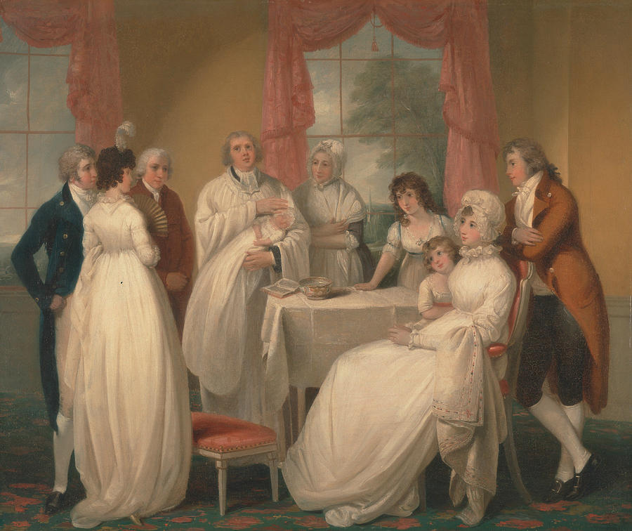 Christening of the Heir Painting by William Redmore Bigg
