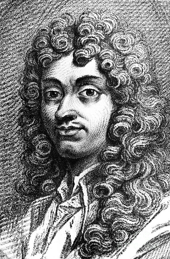 Christiaan Huygens, Dutch Physicist Drawing by Print Collector