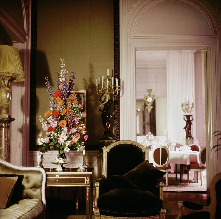Christian Diors Living Room In Paris Photograph by Horst P. Horst
