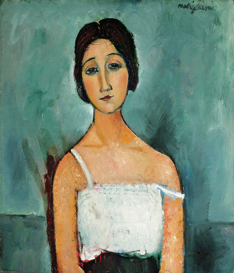 Amedeo Modigliani Painting - Christina by Amedeo Modigliani