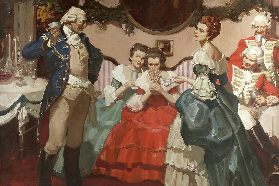 Christmas 1776 Painting by Mead Schaeffer