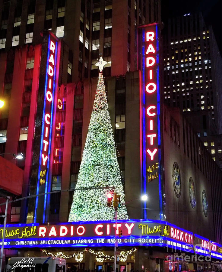 Christmas at Radio City Music Hall Photograph by CAC Graphics