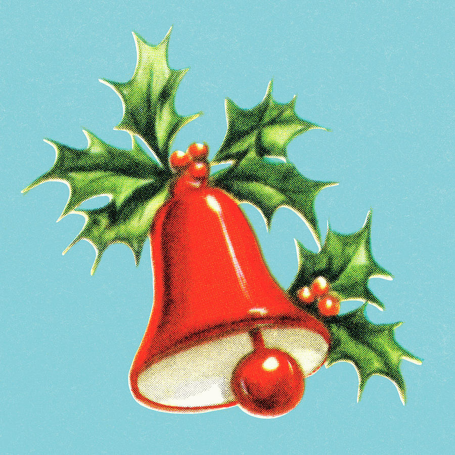 Christmas Drawing - Christmas bell by CSA Images