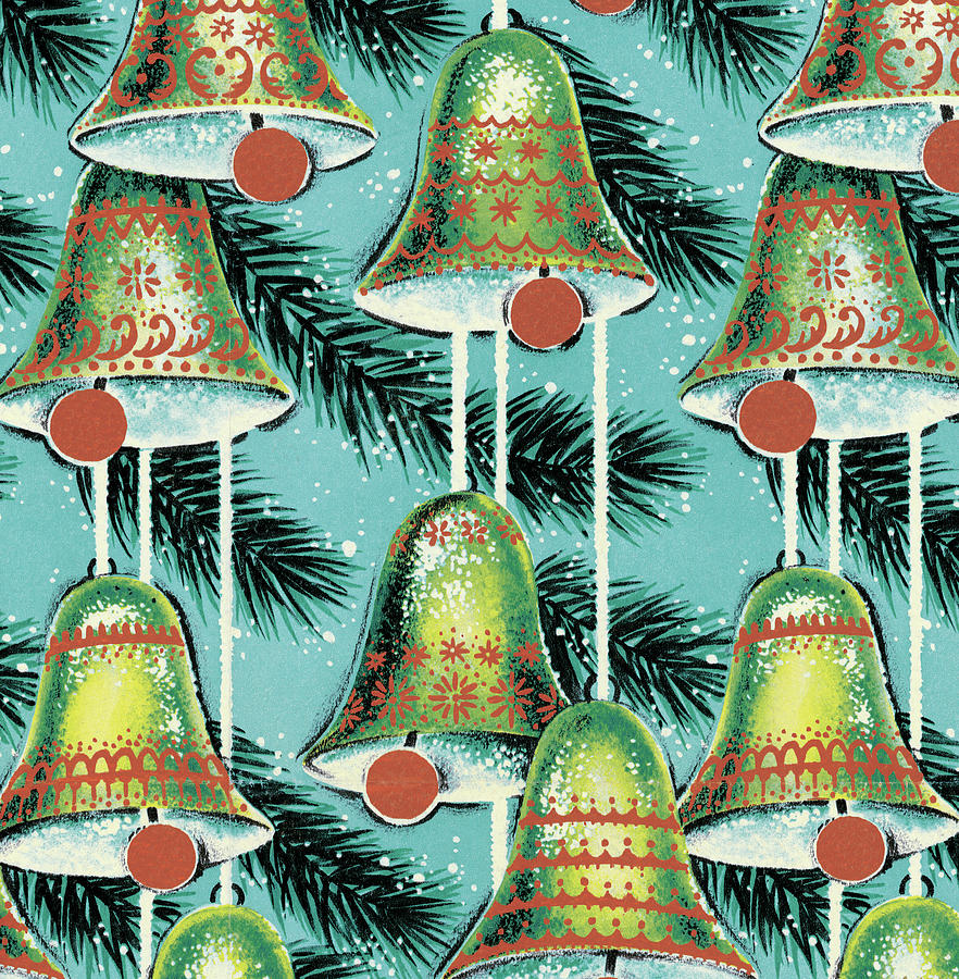 Christmas Drawing - Christmas Bells by CSA Images