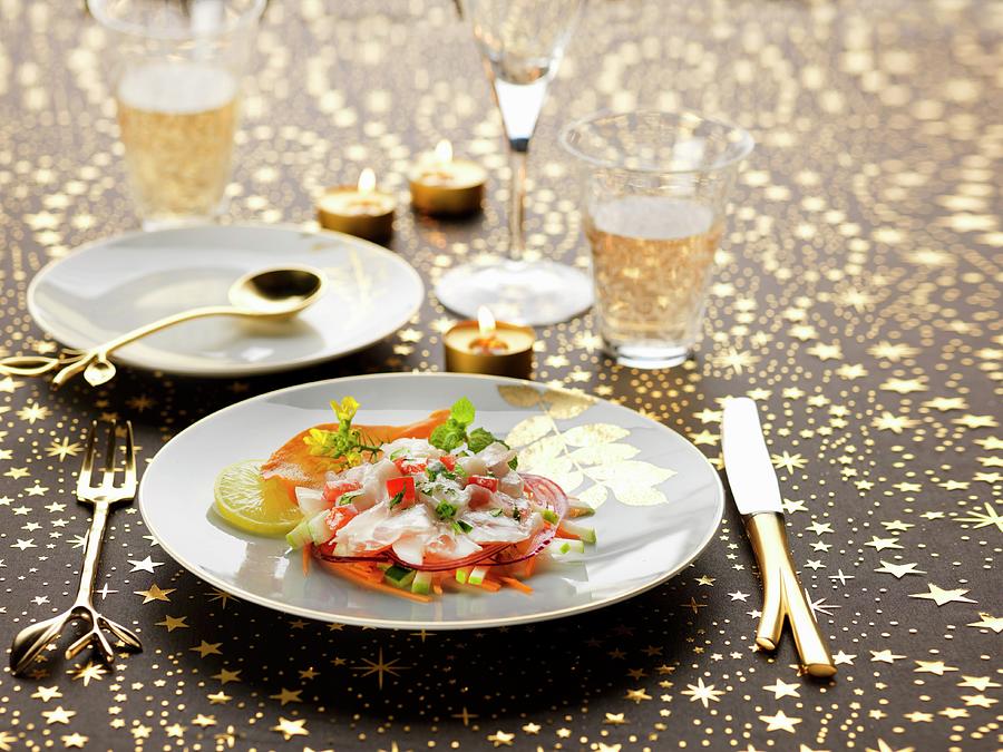 Christmas Ceviche Photograph by Gelberger