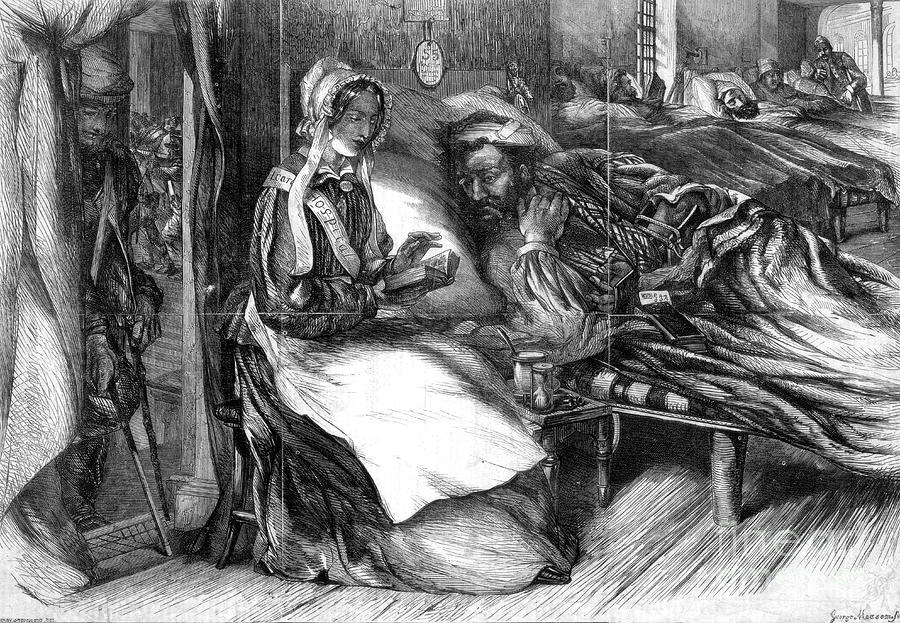 Christmas Charity, Interior Drawing by Print Collector