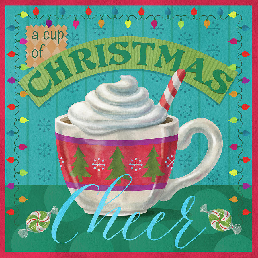Coffee Mixed Media - Christmas Cheer by Fiona Stokes-gilbert