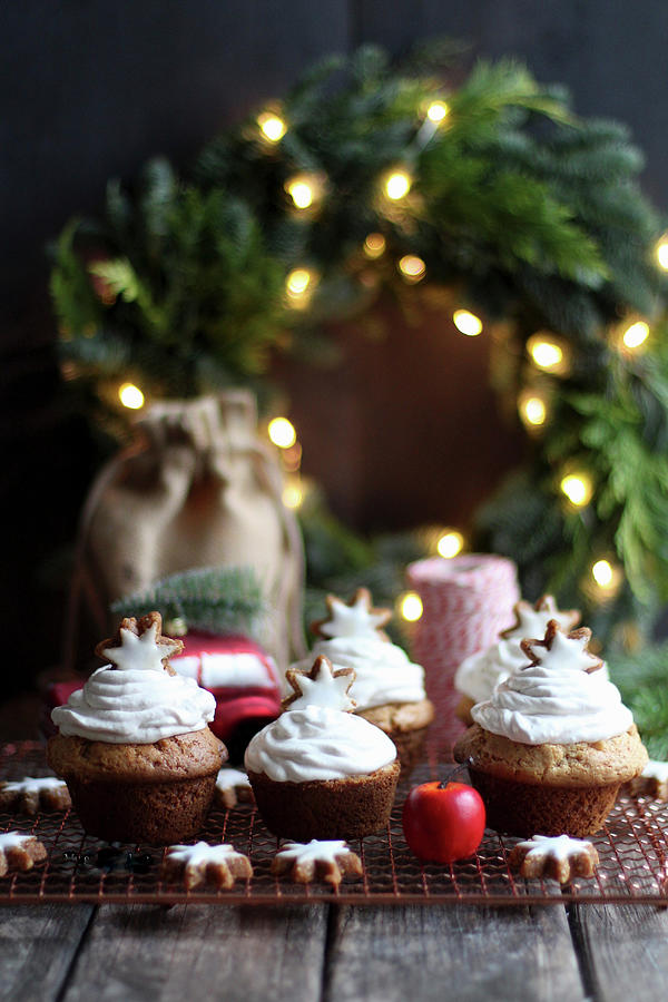 Christmas Cinnamon Muffins Photograph by Sylvia E.k Photography