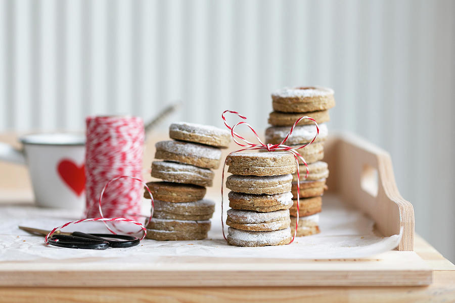 Christmas Cookies, Stacked Photograph by Syl Loves