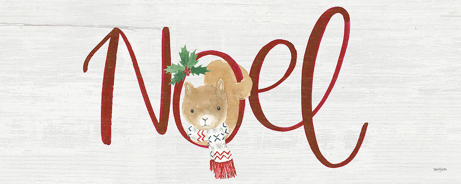 Animal Painting - Christmas Critter Noel by Jenaya Jackson