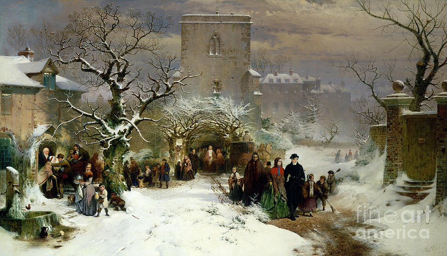 Christmas Day, 1857 Painting by John Ritchie