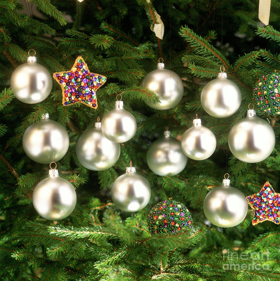 Christmas Decorations Photograph by Colin Cuthbert/science Photo Library