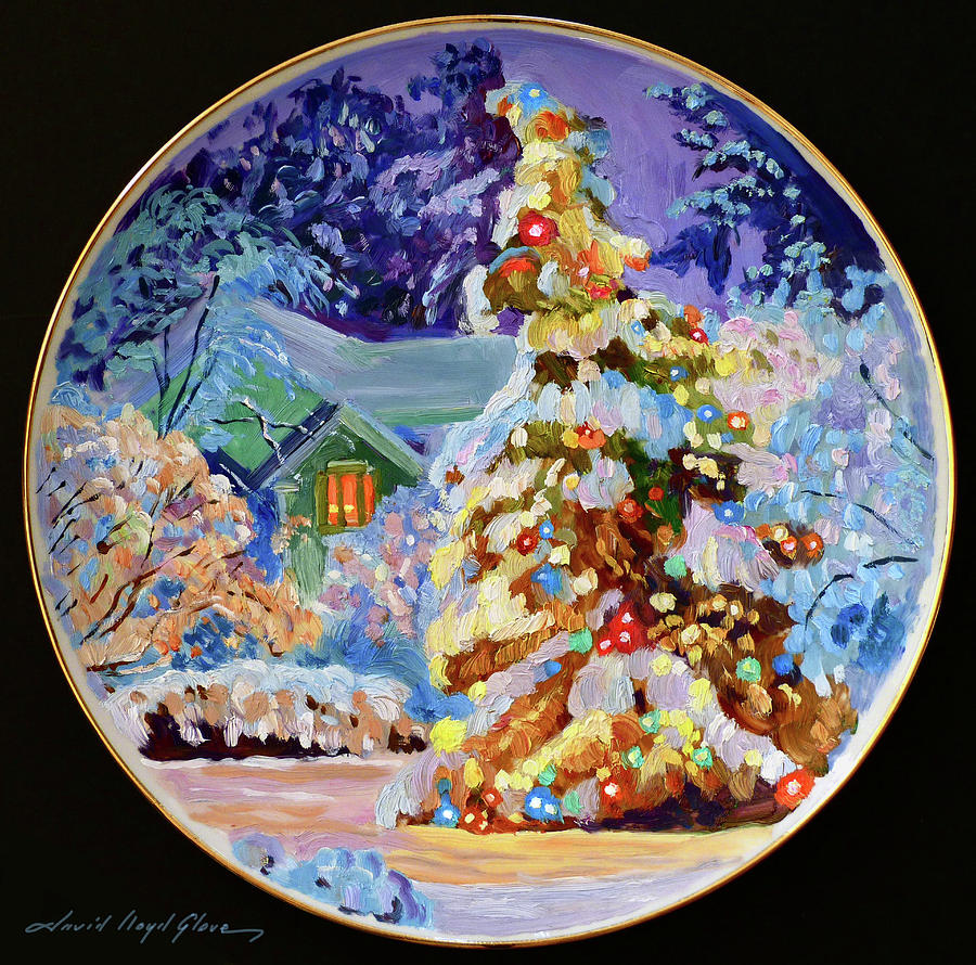 Christmas Eve Painting by David Lloyd Glover