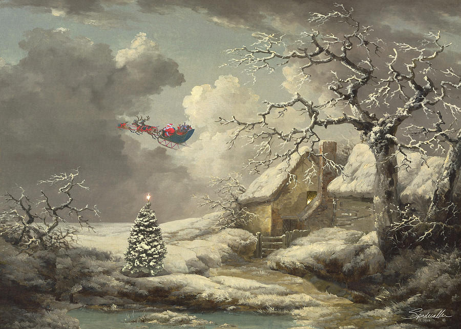 Christmas Digital Art - Christmas Eve by M Spadecaller