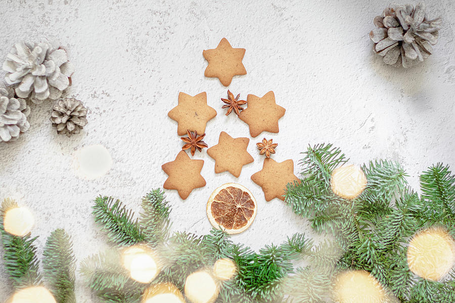 Christmas Gingerbread Cookies Photograph by Karolina Nicpon