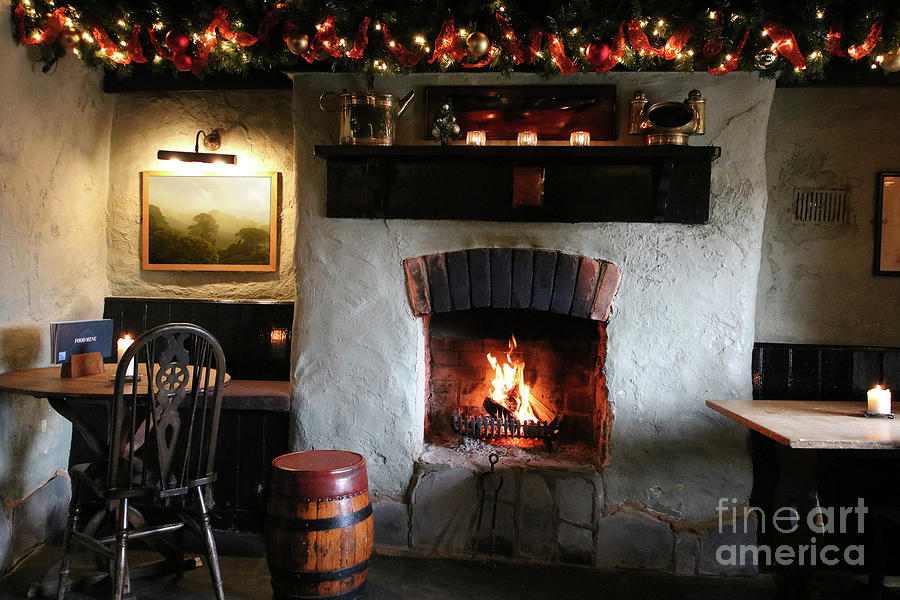 Christmas in a Cornish Inn Photograph by Terri Waters