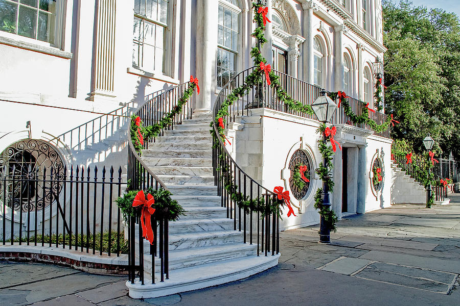Christmas in Charleston Photograph by Teresa Hughes