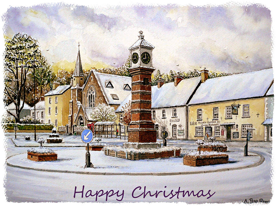 Christmas In Twyn Square Painting