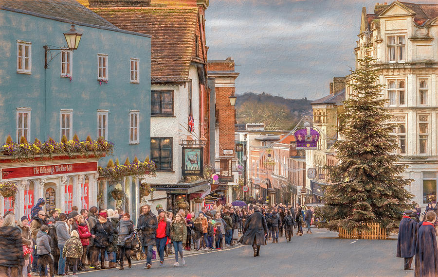 Christmas in Windsor Photograph by Marcy Wielfaert