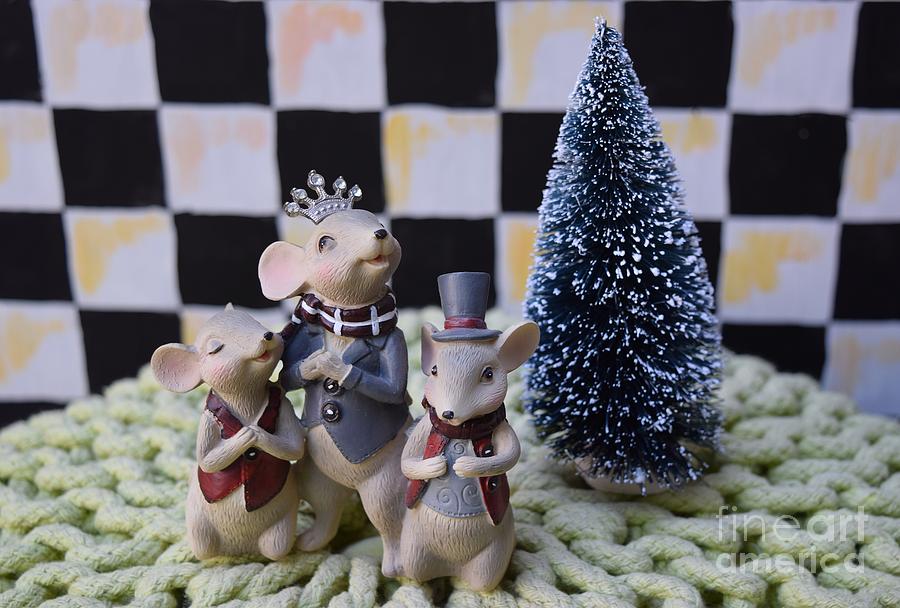 Christmas Mice Chess Session Photograph