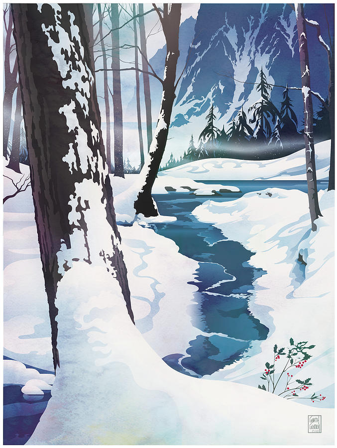 Morning at Christmas Creek Digital Art by Garth Glazier