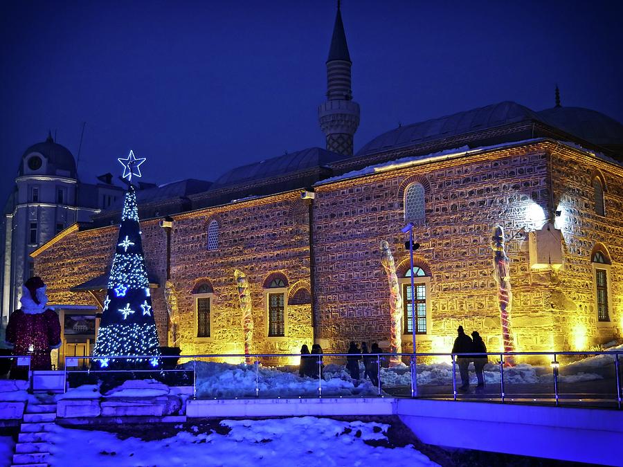 Christmas night,Plovdiv,Bulgaria Photograph by Martin Smith