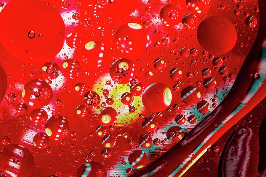 Christmas Oil and Water Photograph by Jay Stockhaus