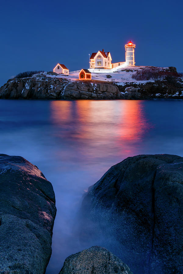 Christmas Photograph - Christmas On The Rocks by Michael Blanchette Photography