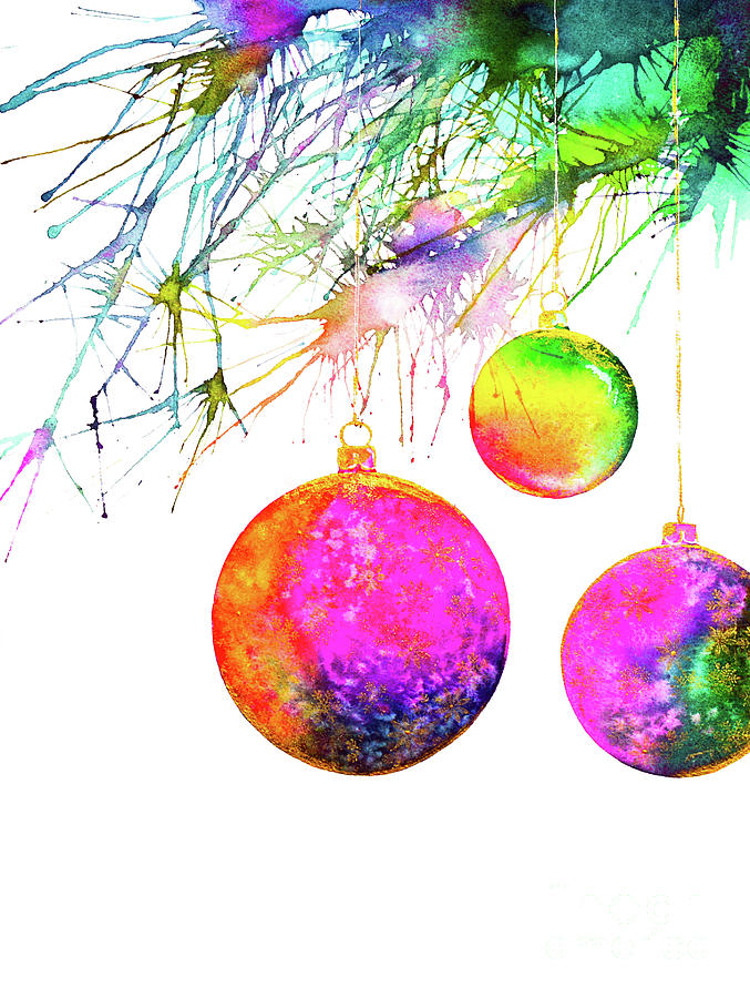 Christmas Ornaments Painting