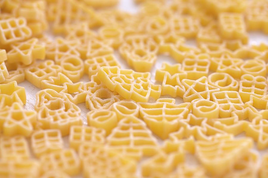 Christmas Pasta close-up Photograph by Lydie Besancon