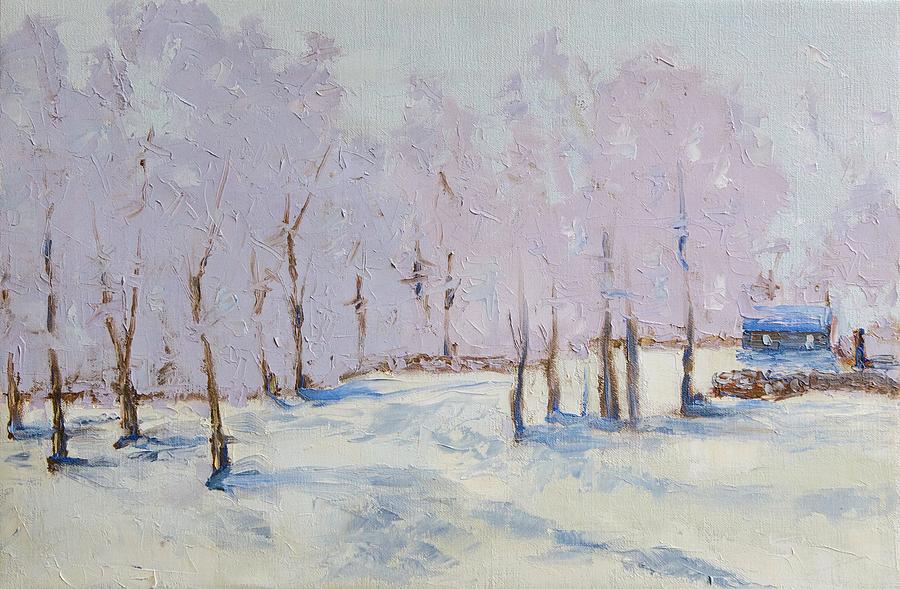 Winter Painting - Christmas Snow  by TWard