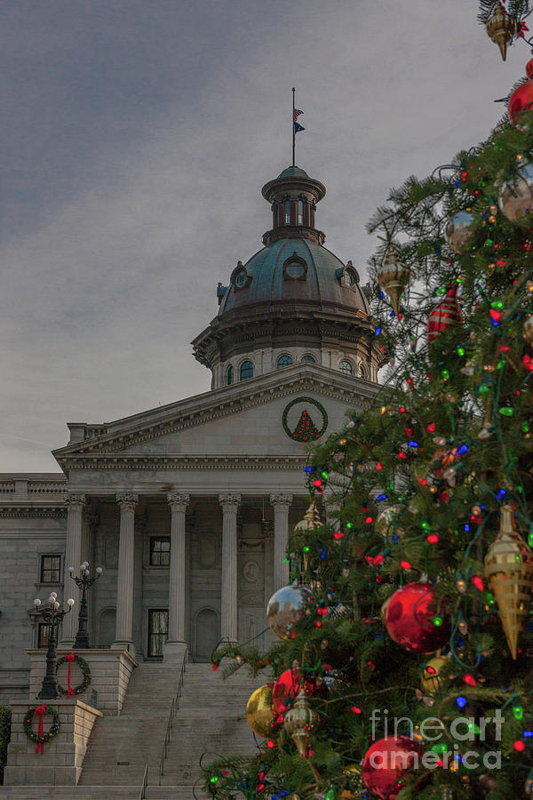 Christmas - South Carolina State House Photograph