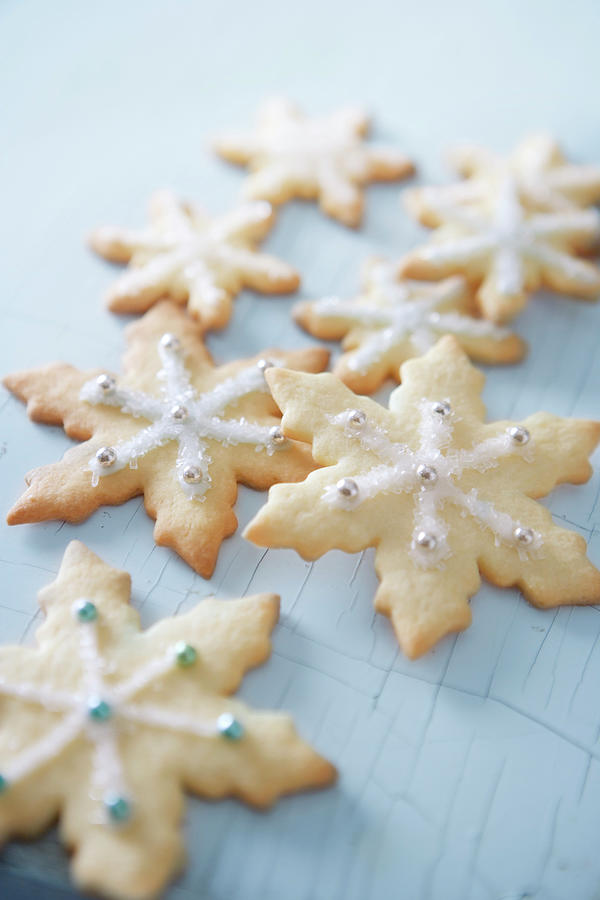 Christmas Star Cookies Photograph by Colin Cooke