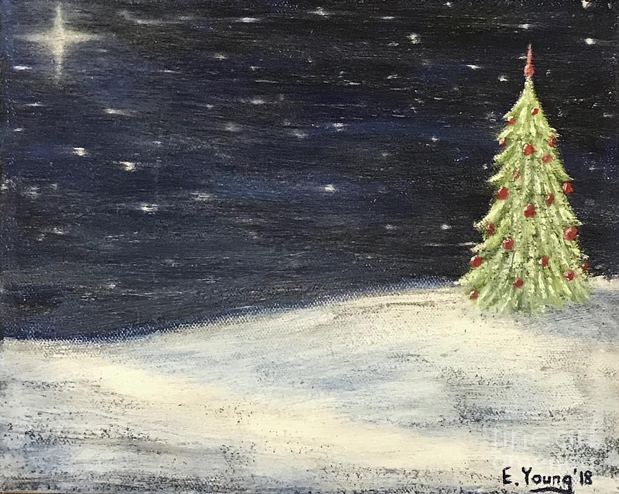 Christmas Mixed Media -  Christmas Star  by Emily Young