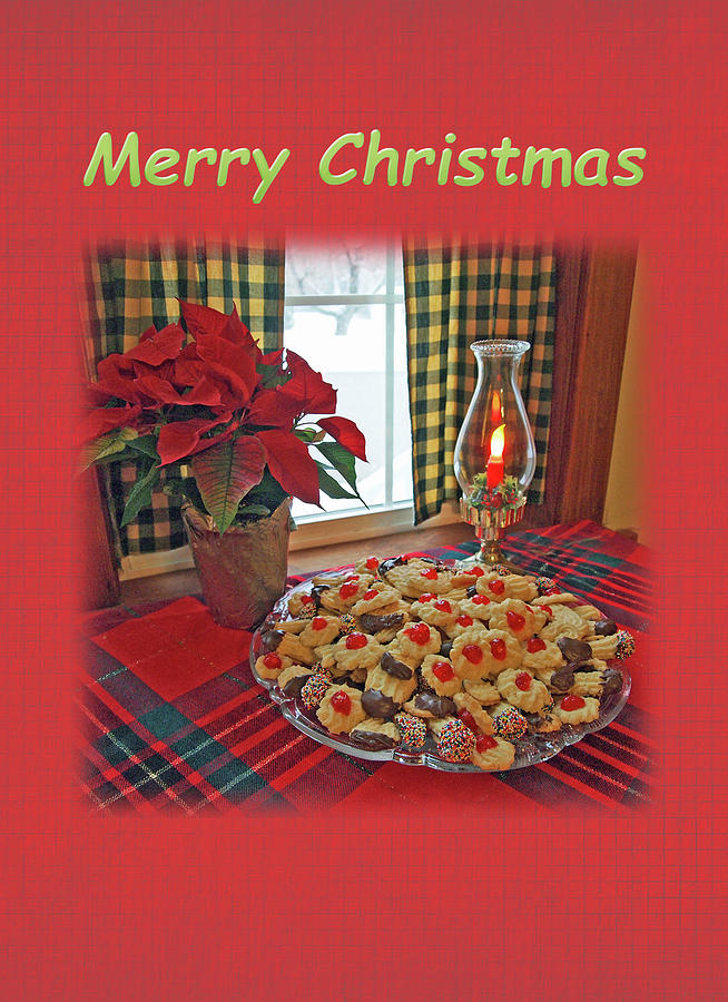 Christmas Table Setting with Freshly Baked Cookies by Jacqueline Sleter Christmas Table Setting with Freshly Baked Cookies by Jacqueline Sleter