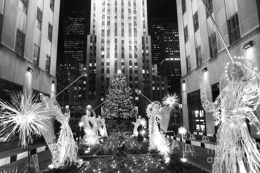 Rockefeller Center NY Christmas Tree Photo Print Wall Art 