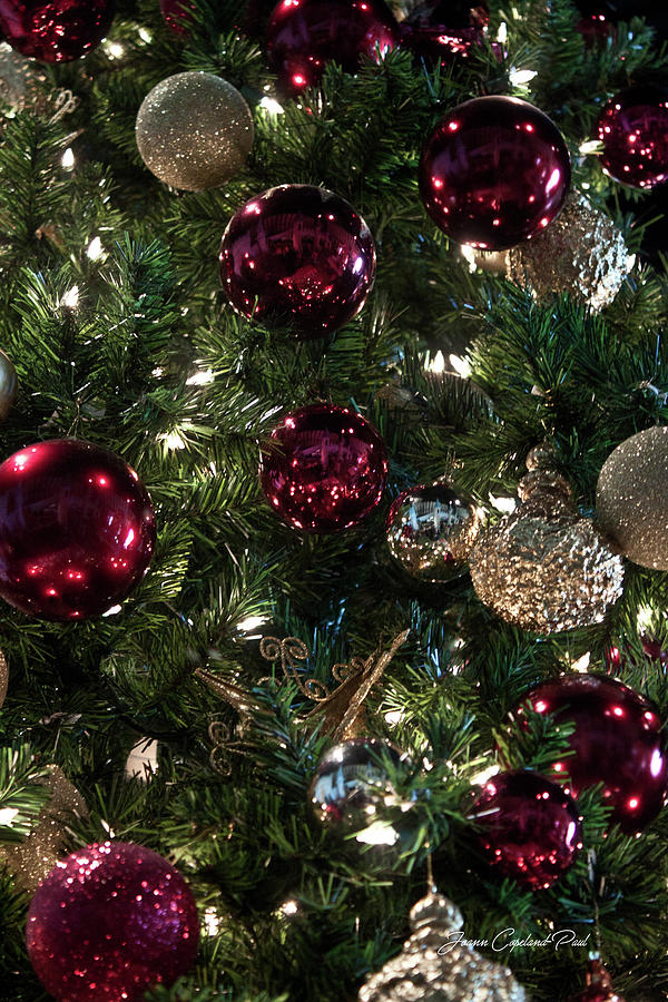 Christmas Photograph - Christmas Tree Ornaments 2 by Joann Copeland-Paul