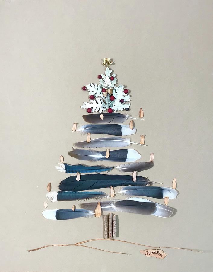 Christmas Mixed Media - O Christmas Tree by Susan Combest