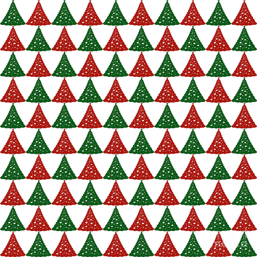 Christmas Trees Digital Art by Inspired Arts