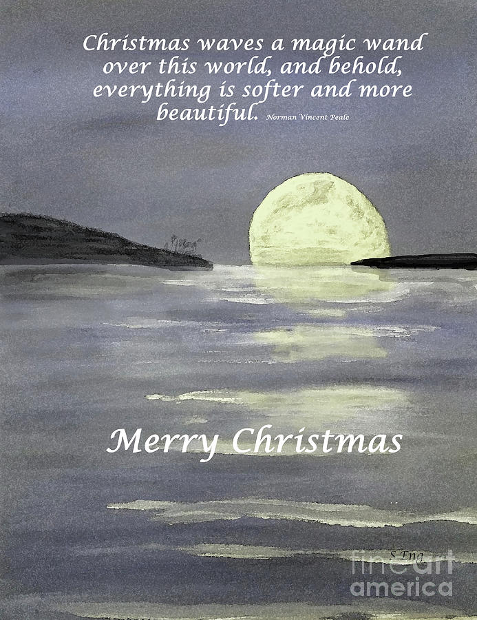 Christmas Waves A Magic Wand Card Painting