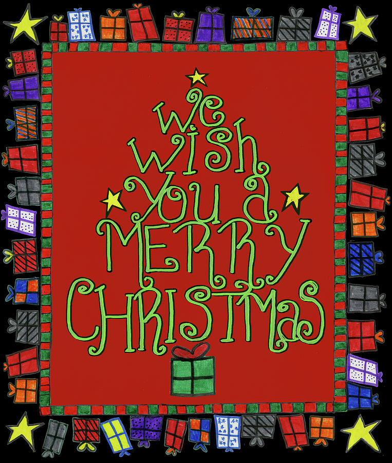 Presents Digital Art - Christmas Wish by Ali Lynne