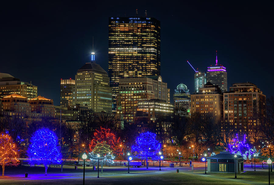 Christmastime in Boston Photograph by Kristen Wilkinson