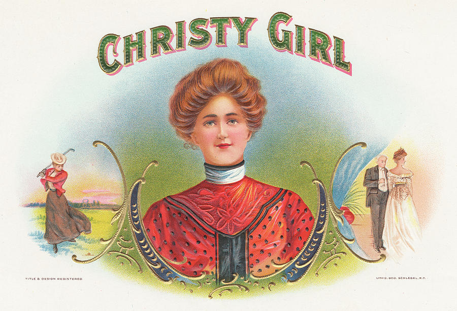 Christy Girl Painting by Art Of The Cigar | Pixels