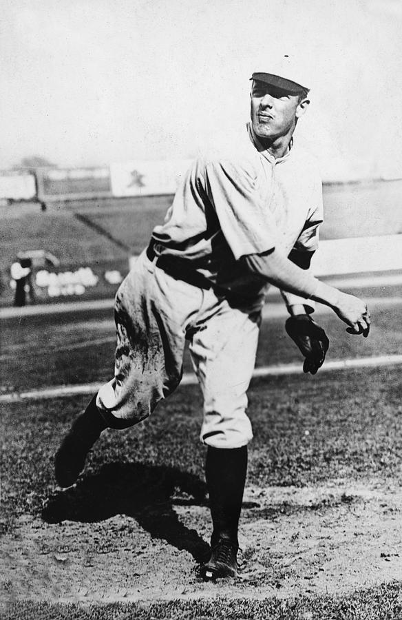 Christy Mathewson In Action Photograph by Fpg