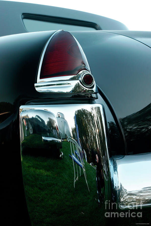 Chrome Tail Fins 1949 Cadillac Photograph by Lucie Collins