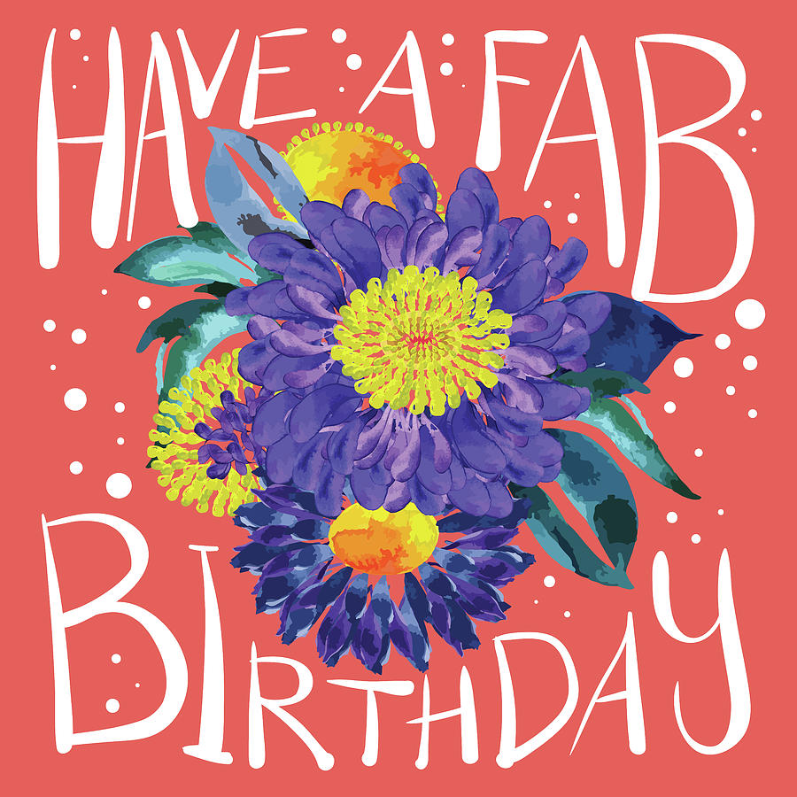 Chrysanthemum 2 - Fab Birthday Digital Art by Rachel Watson Pattern ...